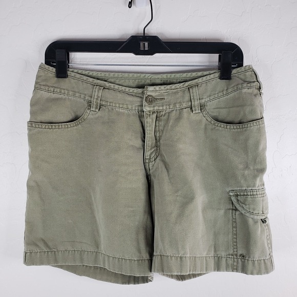 The North Face Pants - The North Face Shorts Women's Size 8 Green A5 Series Outdoor Hiking Cargo Pocket